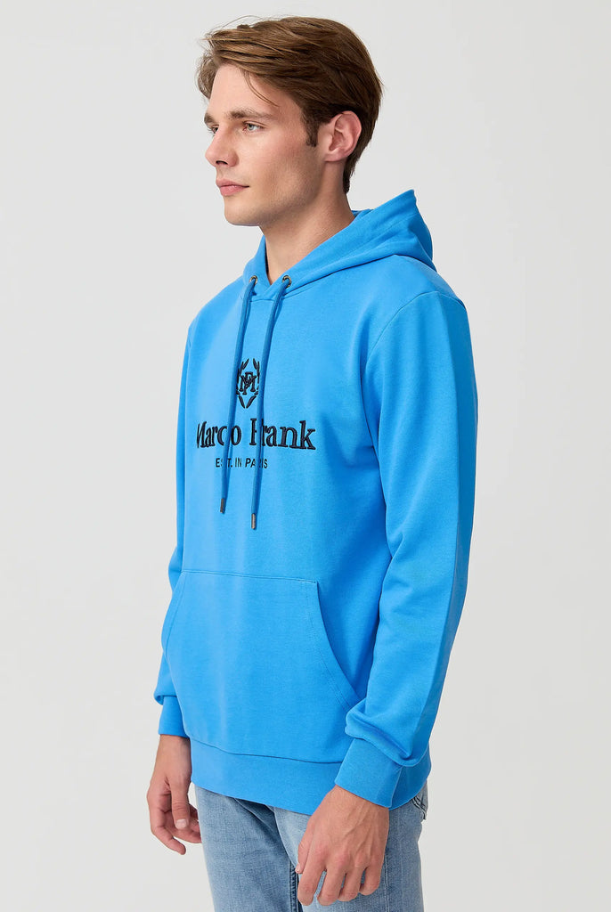 Moreau: Sweat Capuche Avec Logo Brodé - Marco Frank