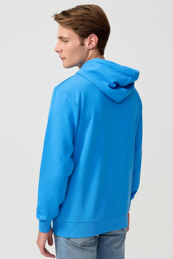 Moreau: Sweat Capuche Avec Logo Brodé - Marco Frank