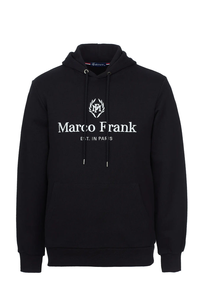 Moreau: Sweat Capuche Avec Logo Brodé - Marco Frank