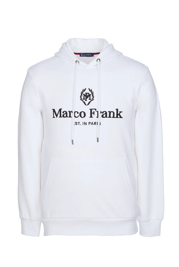 Moreau: Sweat Capuche Avec Logo Brodé - Marco Frank