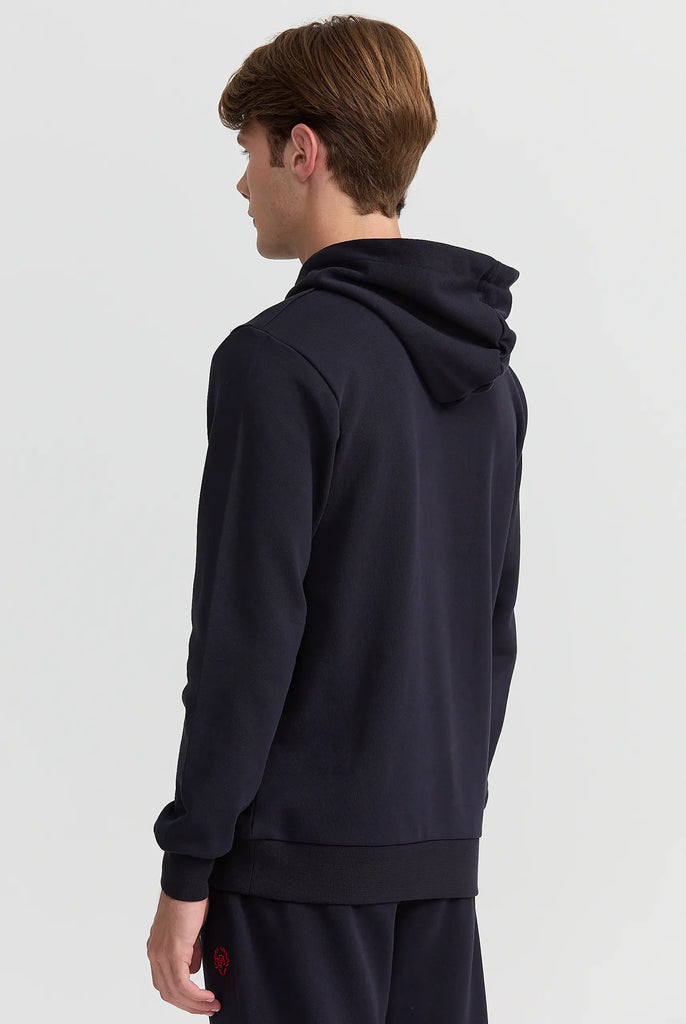 Moreau: Sweat Capuche Avec Logo Brodé - Marco Frank