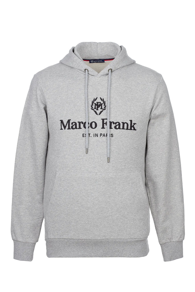 Moreau: Sweat Capuche Avec Logo Brodé - Marco Frank