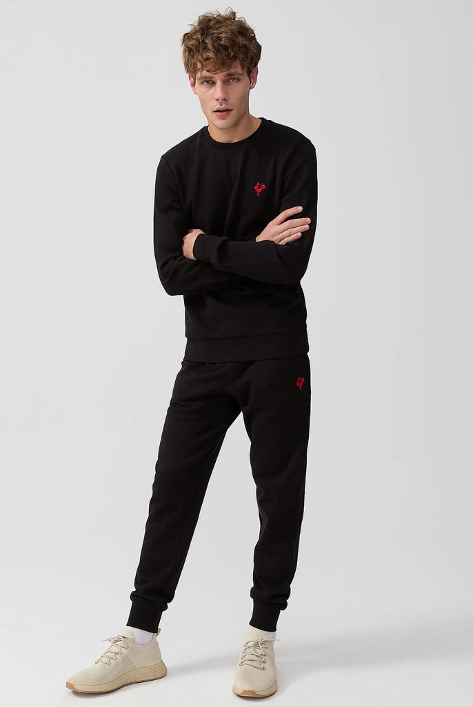 Morin: Sweat Avec Logo de Coq Emblématique Brodé - Marco Frank