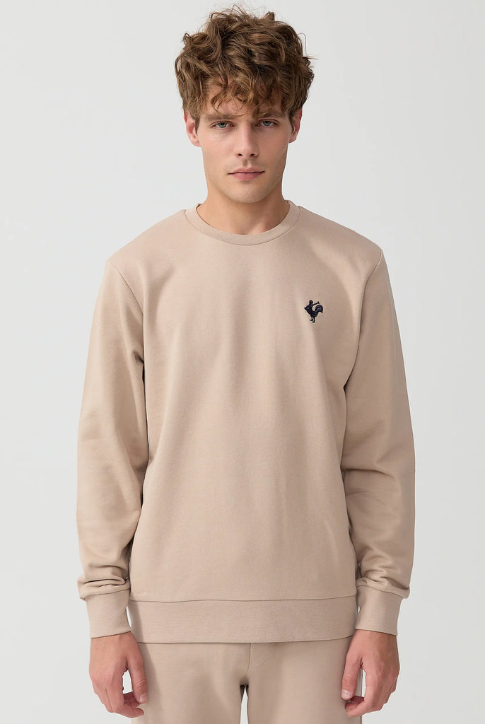 Morin: Sweat Avec Logo de Coq Emblématique Brodé - Marco Frank
