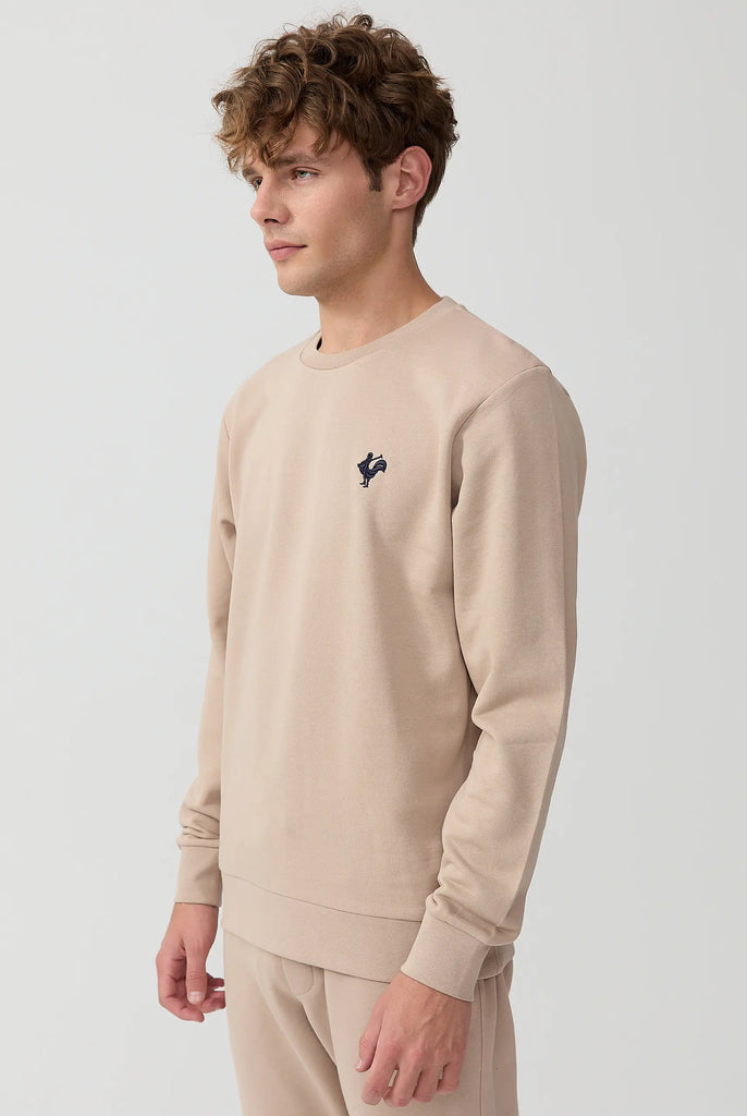 Morin: Sweat Avec Logo de Coq Emblématique Brodé - Marco Frank