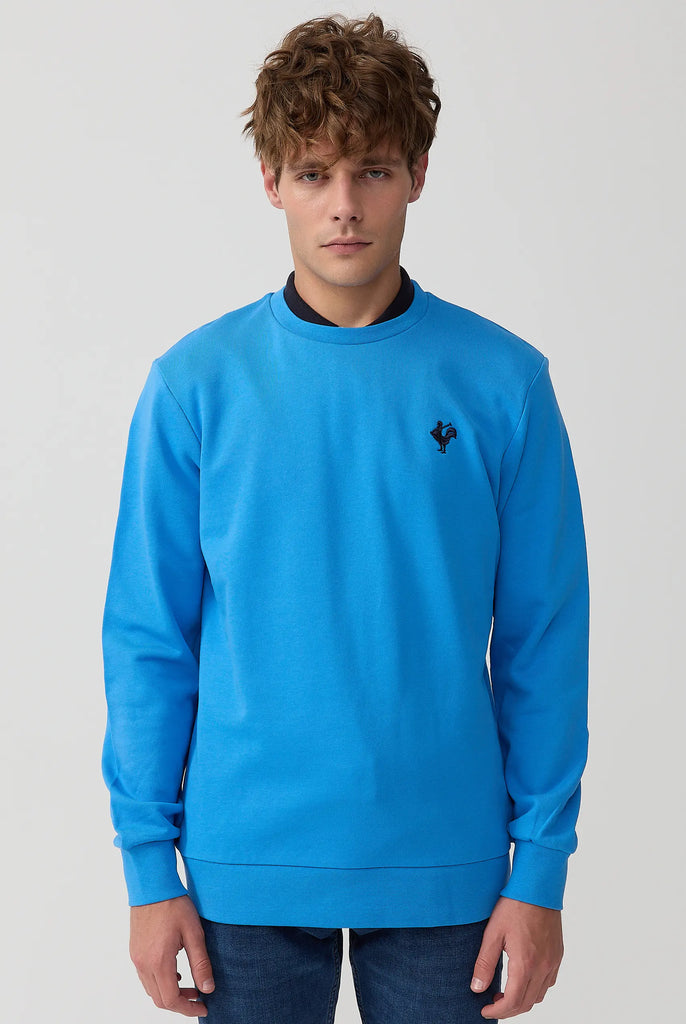 Morin: Sweat Avec Logo de Coq Emblématique Brodé - Marco Frank