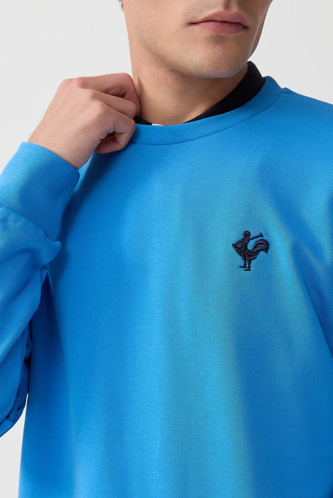 Morin: Sweat Avec Logo de Coq Emblématique Brodé - Marco Frank