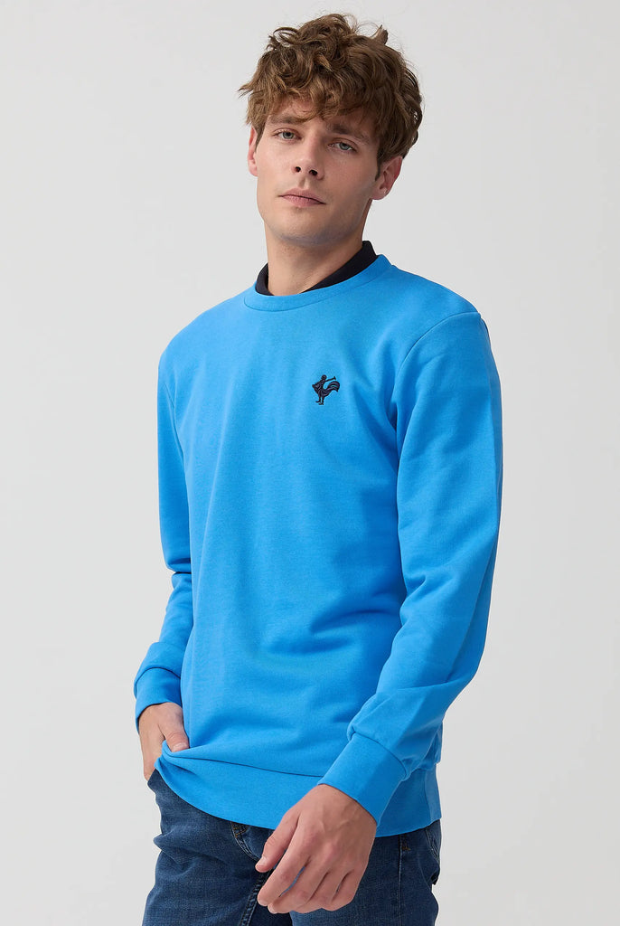 Morin: Sweat Avec Logo de Coq Emblématique Brodé - Marco Frank