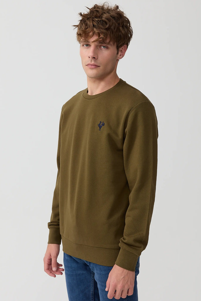 Morin: Sweat Avec Logo de Coq Emblématique Brodé - Marco Frank