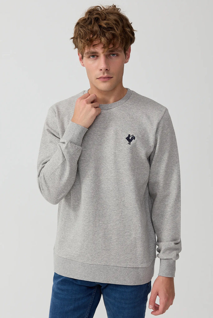 Morin: Sweat Avec Logo de Coq Emblématique Brodé - Marco Frank