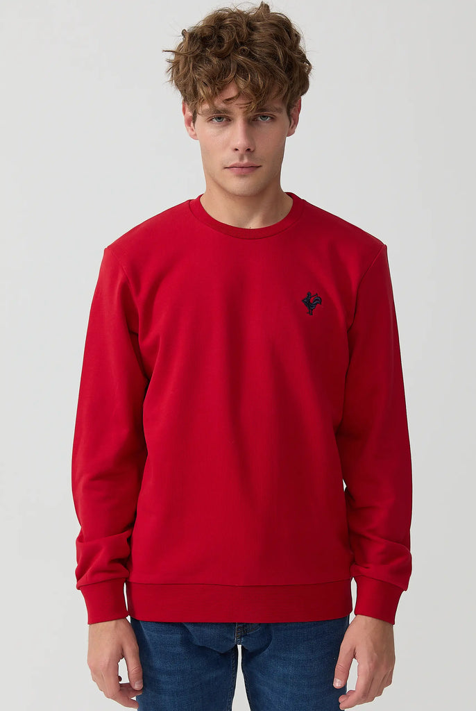 Morin: Sweat Avec Logo de Coq Emblématique Brodé - Marco Frank