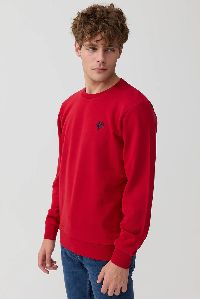 Morin: Sweat Avec Logo de Coq Emblématique Brodé - Marco Frank