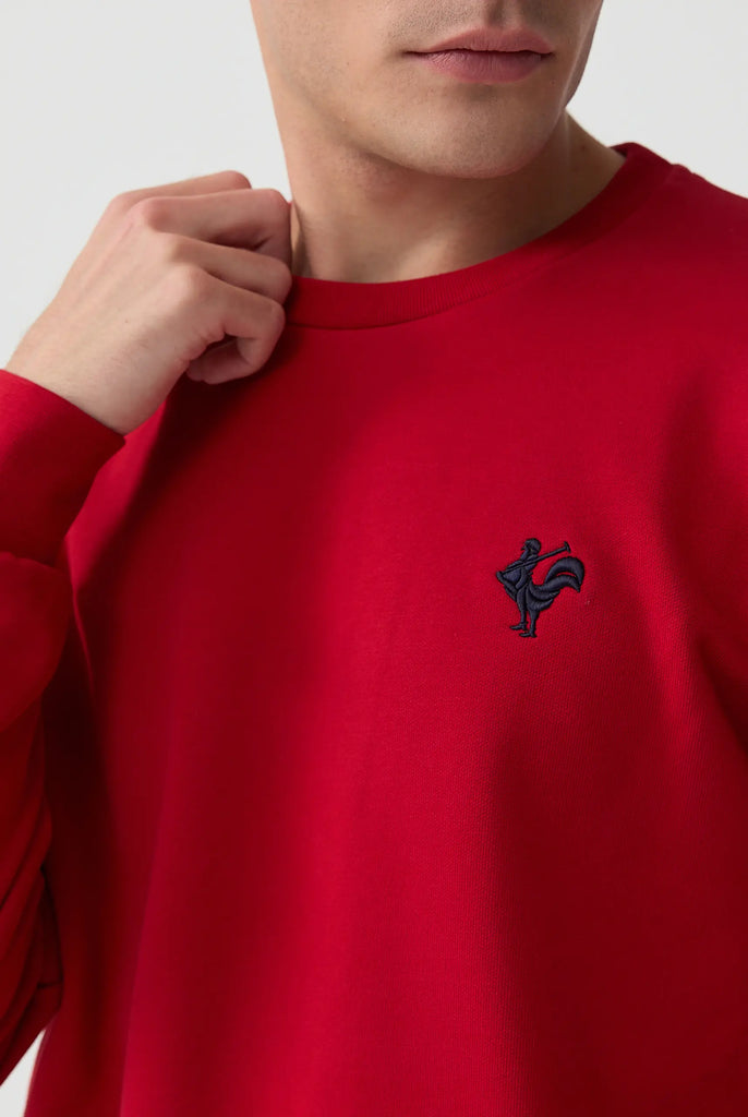 Morin: Sweat Avec Logo de Coq Emblématique Brodé - Marco Frank