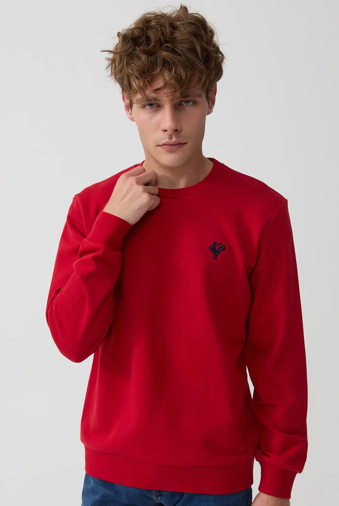 Morin: Sweat Avec Logo de Coq Emblématique Brodé - Marco Frank