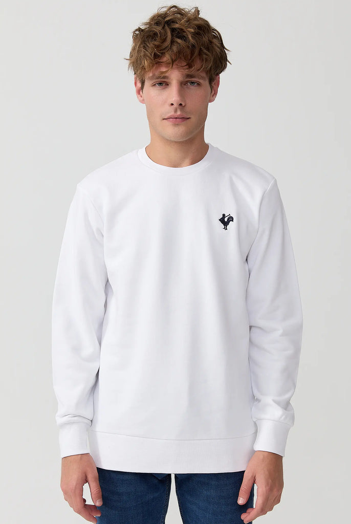 Morin: Sweat Avec Logo de Coq Emblématique Brodé - Marco Frank