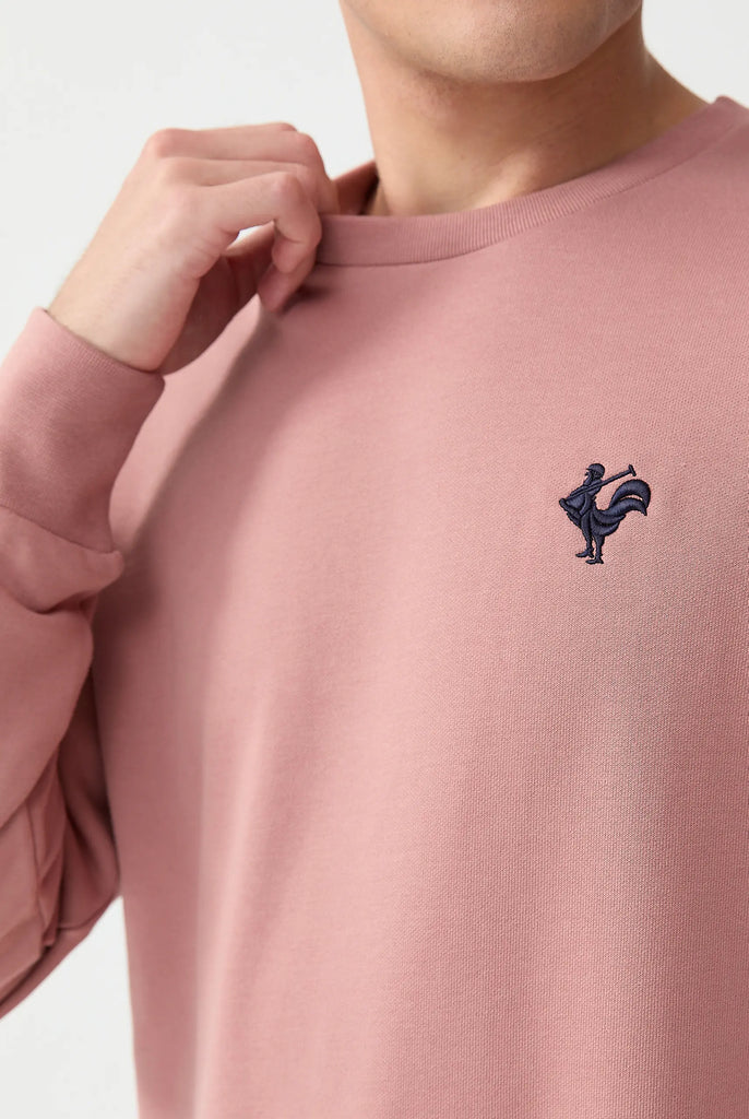 Morin: Sweat Avec Logo de Coq Emblématique Brodé - Marco Frank