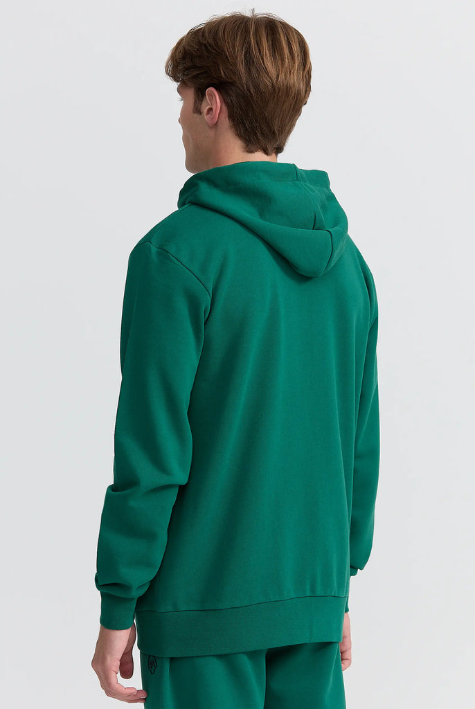 Simon: Sweat Zippé à Capuche Avec Logo Emblématique - Marco Frank