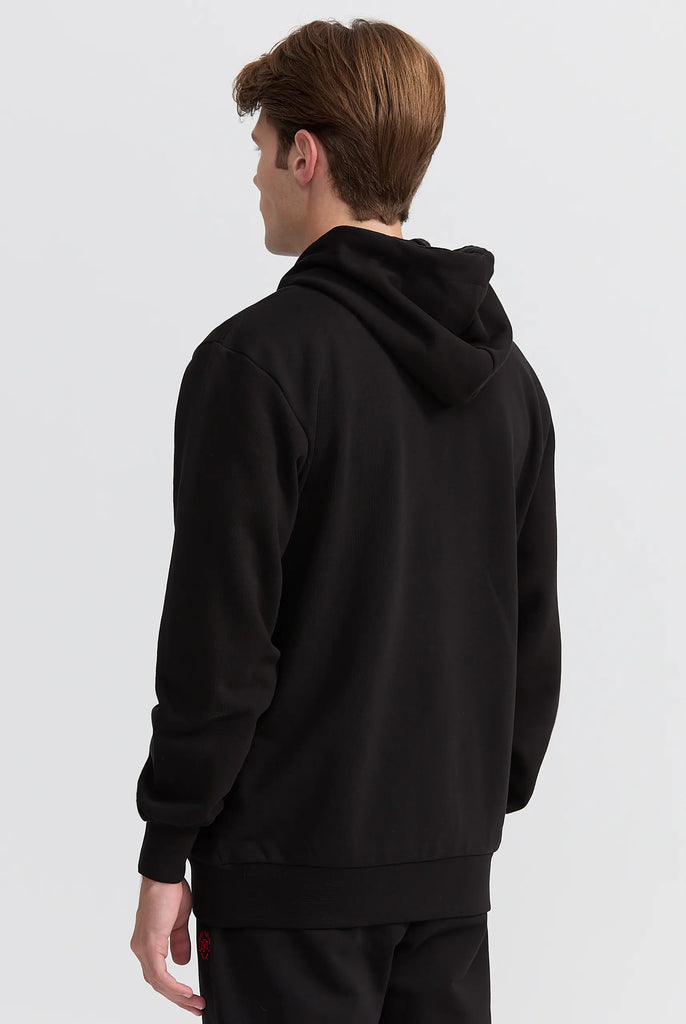 Simon: Sweat Zippé à Capuche Avec Logo Emblématique - Marco Frank