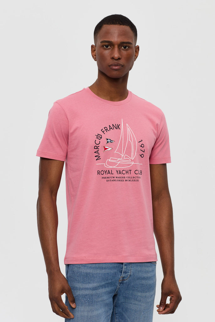 Alphonse: T-Shirt Avec Imprimé Nautique - Rose
