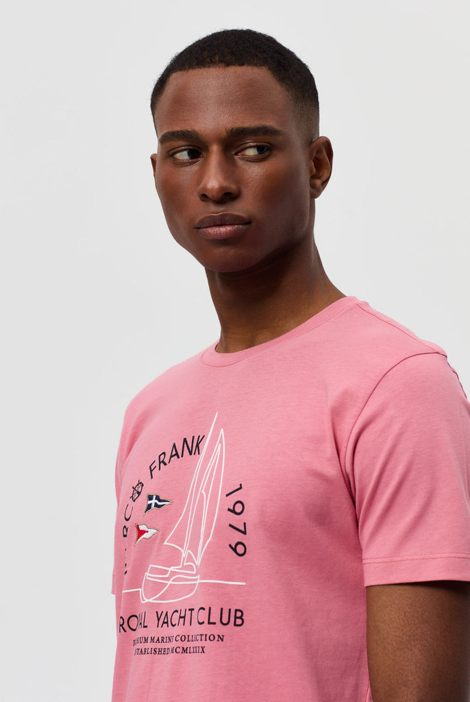 Alphonse: T-Shirt Avec Imprimé Nautique - Rose