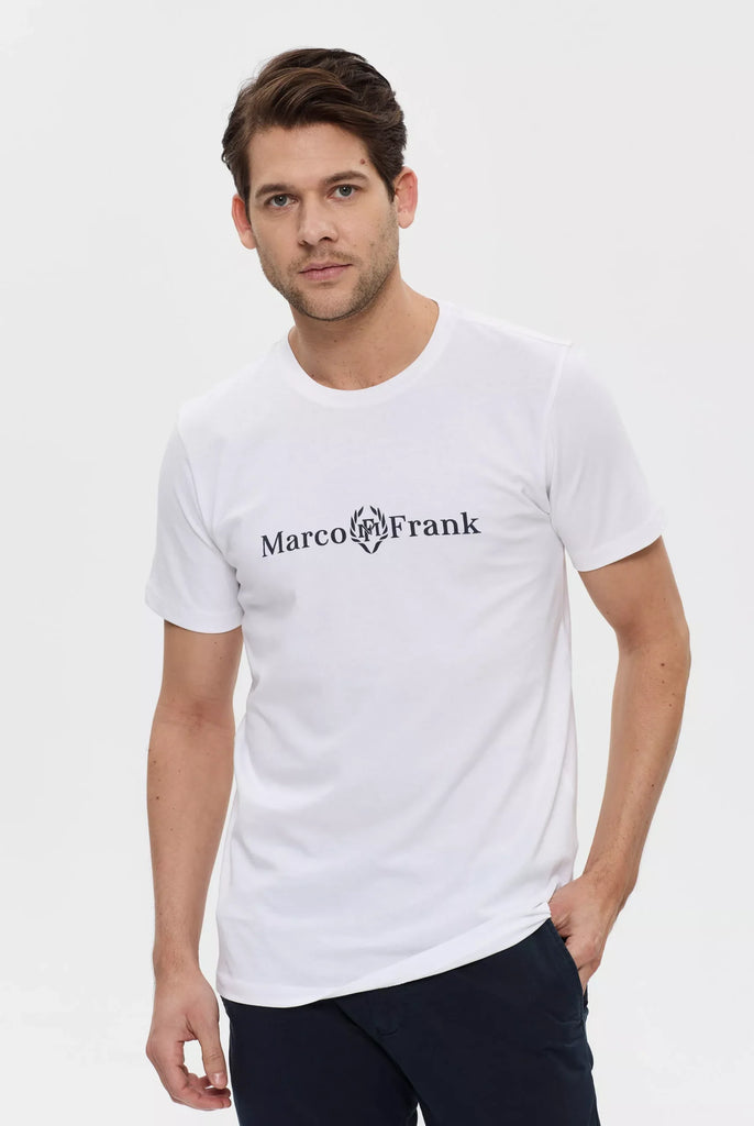 Antoine: T-shirt à Logo Couronne - Blanc