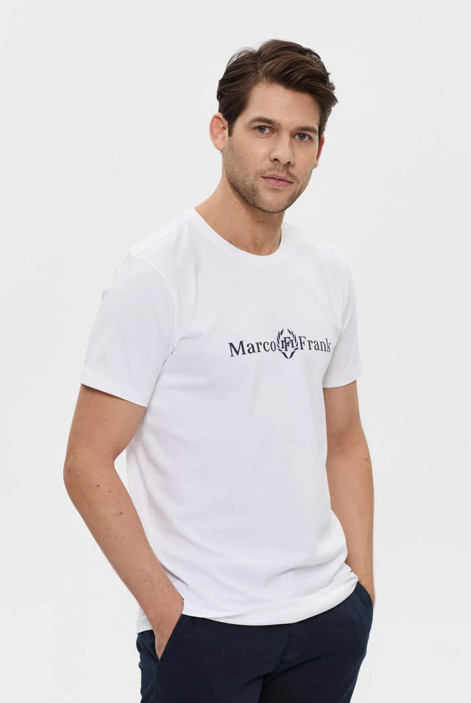 Antoine: T-shirt à Logo Couronne - Blanc