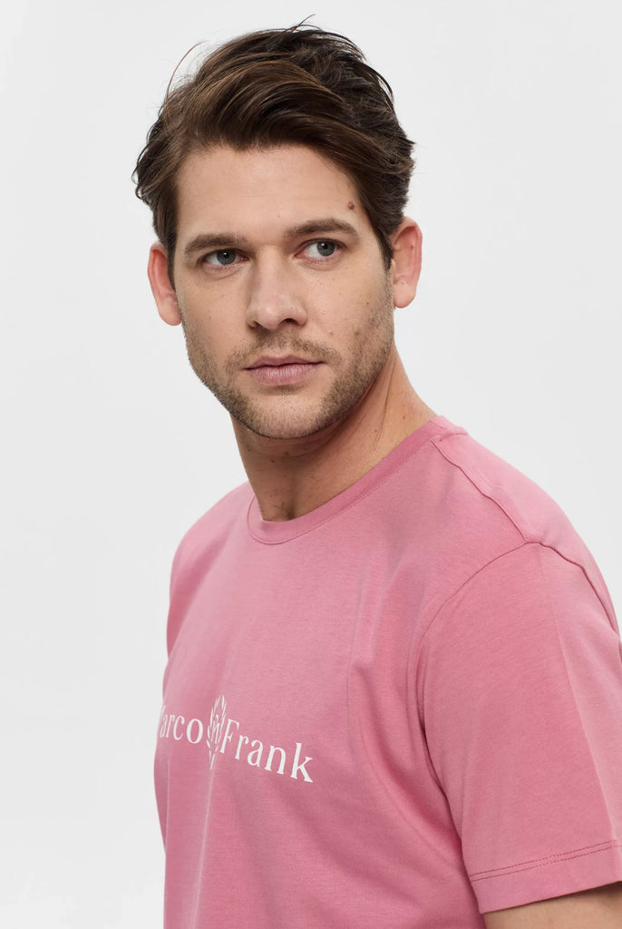 Antoine: T-shirt à Logo Couronne - Rose