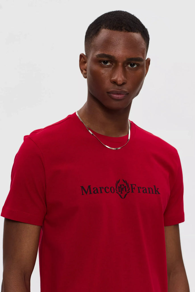 Antoine: T-shirt à Logo Couronne - Rouge