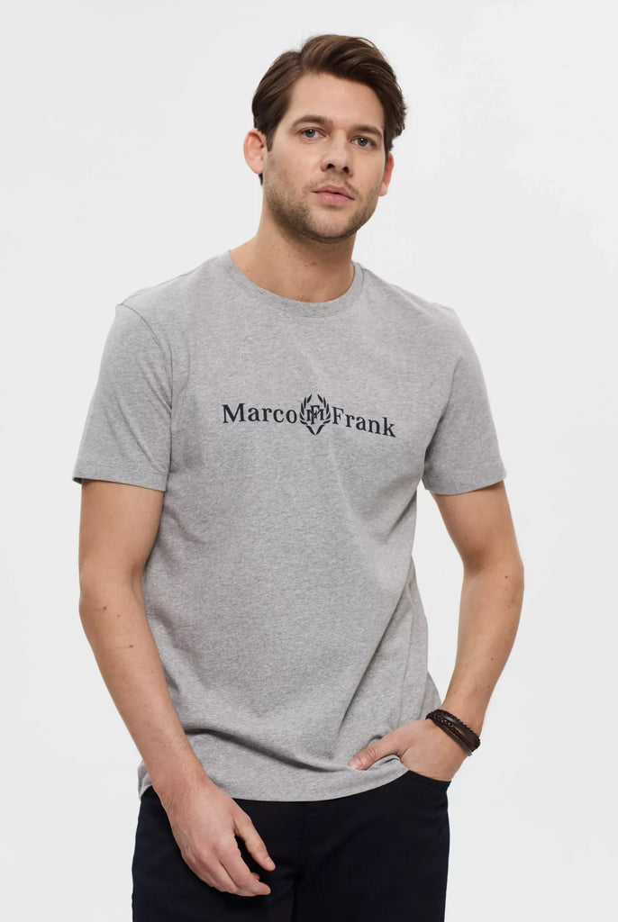 Antoine: T-shirt à Logo Couronne - Gris