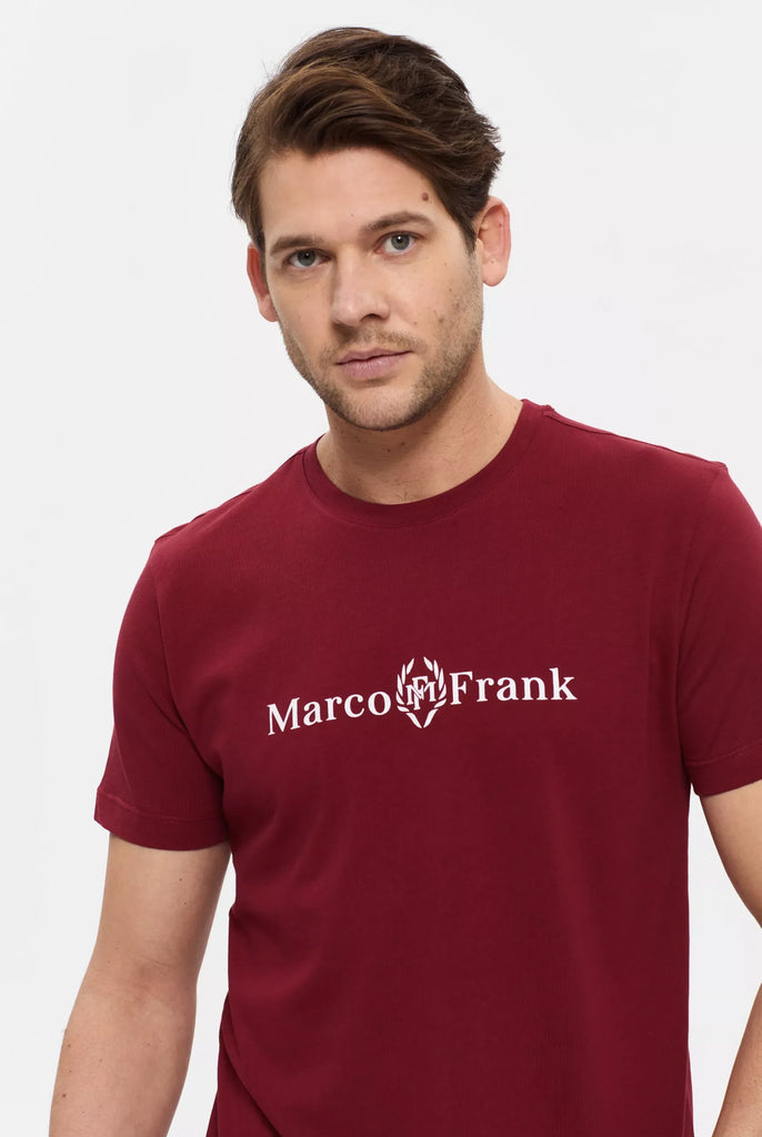 Antoine: T-shirt à Logo Couronne - Bordeaux