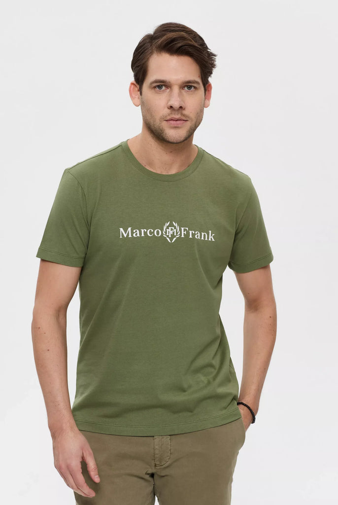 Antoine: T-shirt à Logo Couronne - Kaki