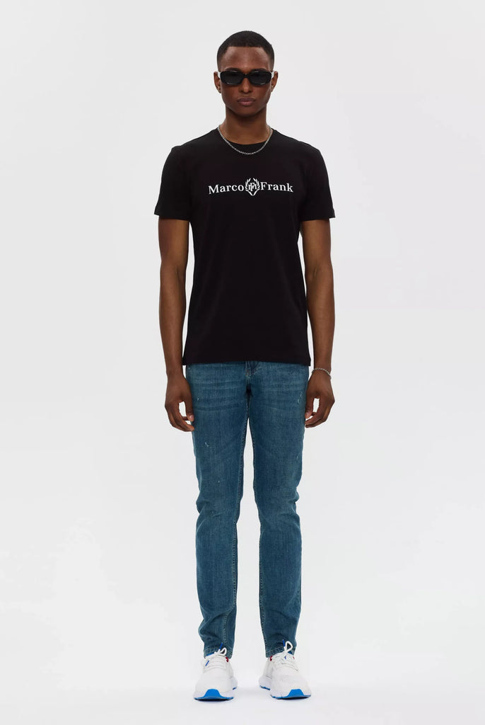 Antoine: T-shirt à Logo Couronne - Noir