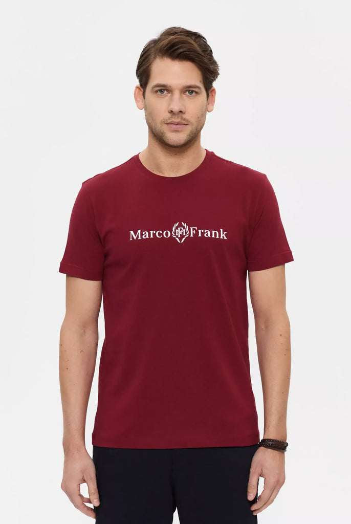 Antoine: T-shirt à Logo Couronne - Bordeaux