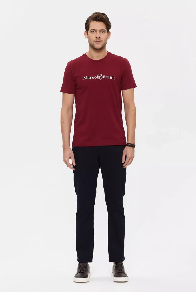 Antoine: T-shirt à Logo Couronne - Bordeaux