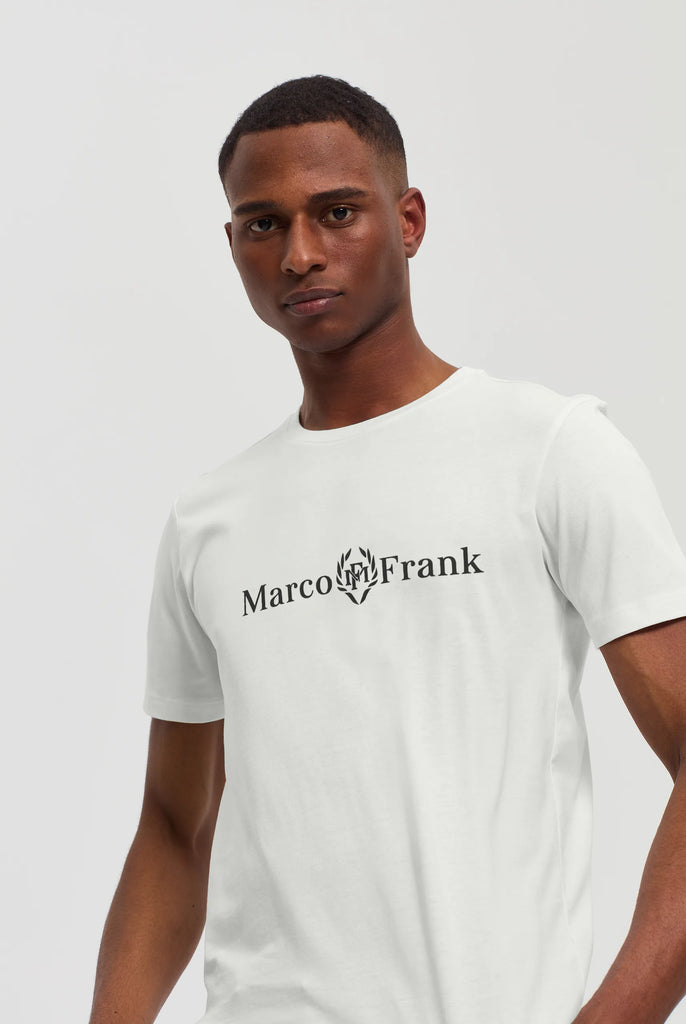 Antoine: T-shirt à Logo Couronne - Ecru