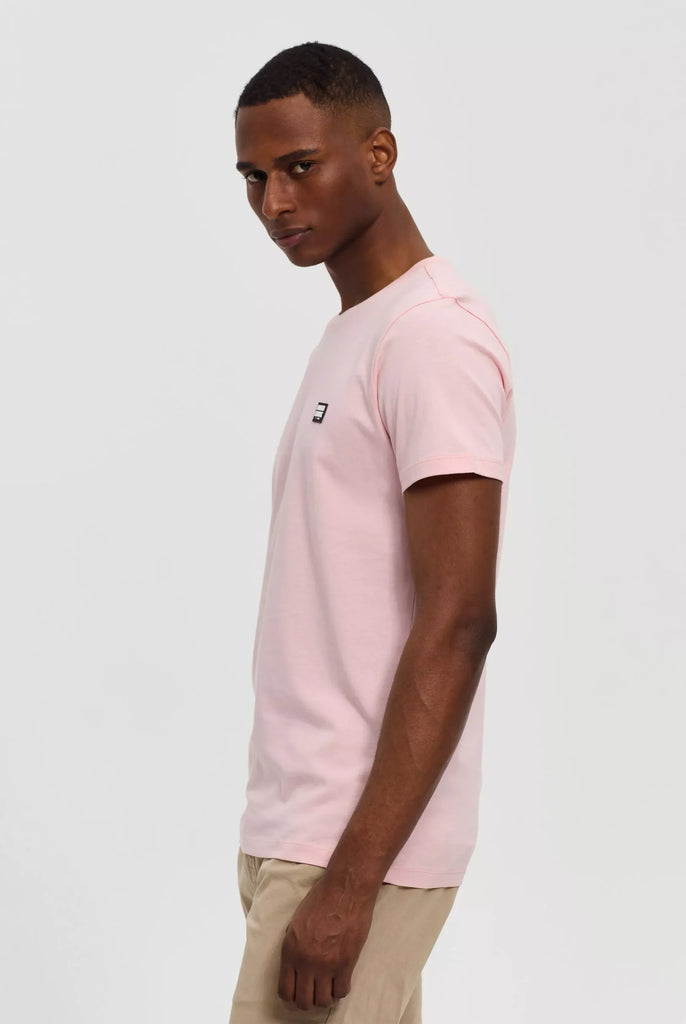 Marco Frank - Damien: T-Shirt Avec Écusson Logo en Silicone - Soft Pink