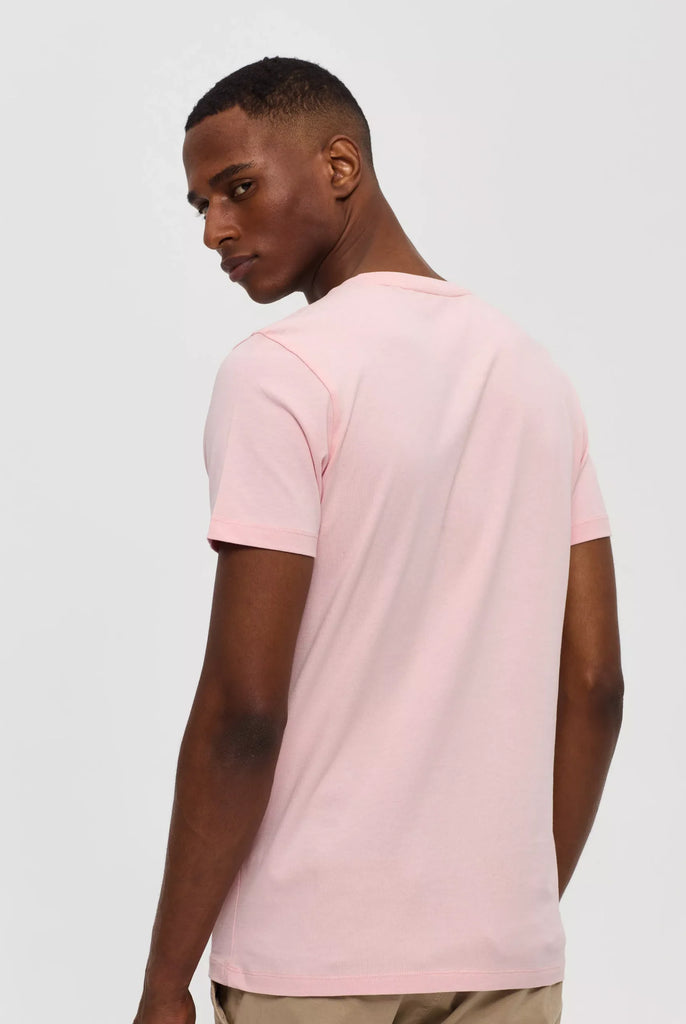 Marco Frank - Damien: T-Shirt Avec Écusson Logo en Silicone - Soft Pink