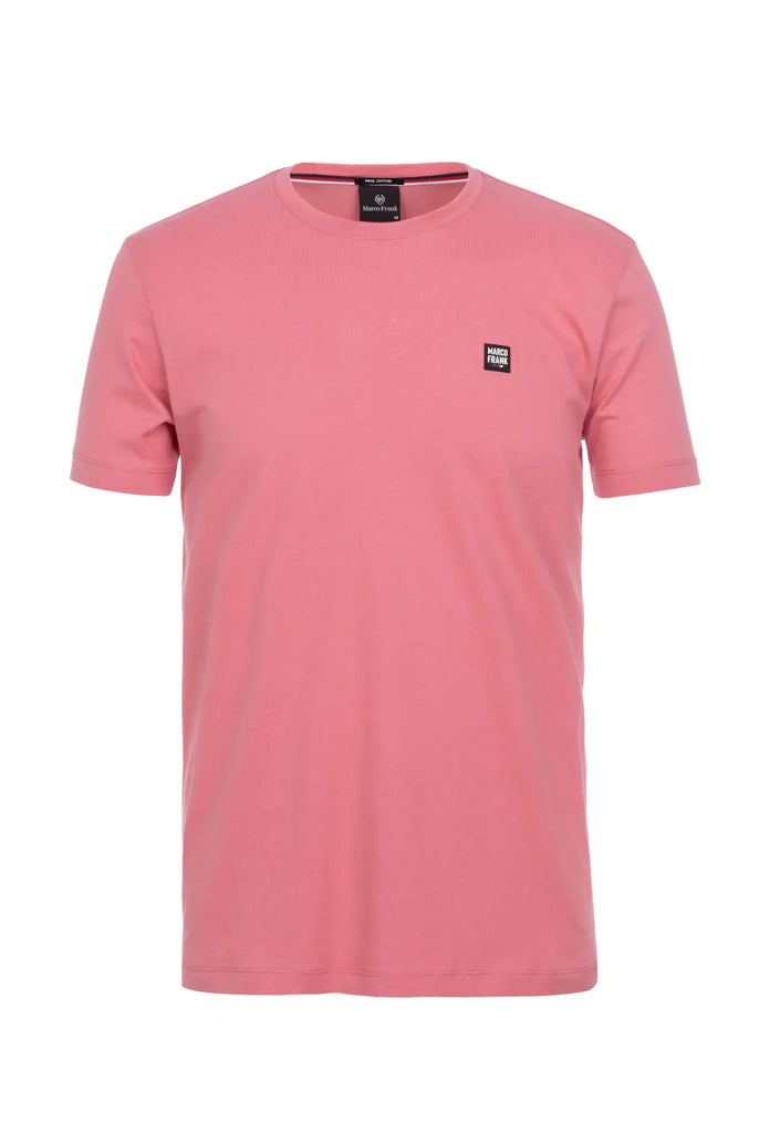 Marco Frank - Damien: T-Shirt Avec Écusson Logo en Silicone - Pink