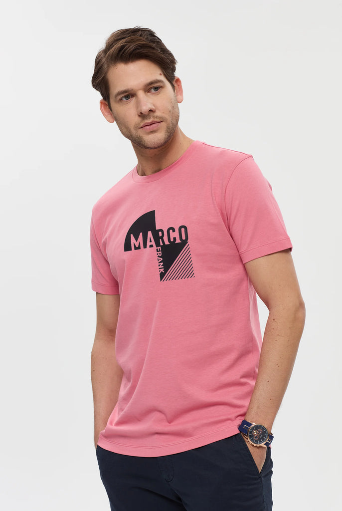 Marco Frank - Decartes: T-Shirt à Logo Graphique