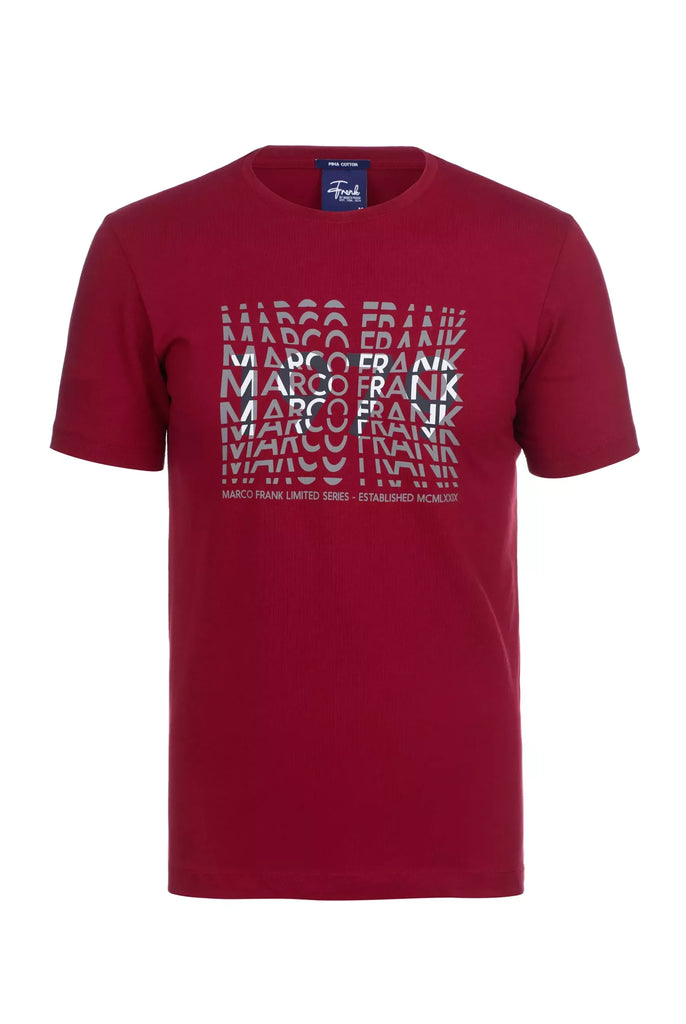 Marco Frank - Gable: T-shirt Avec Typographie 1979 - Bleu Royal
