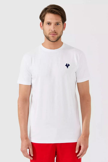 Gerard: T-Shirt Avec Logo de Coq Emblématique Brodé - Marco Frank