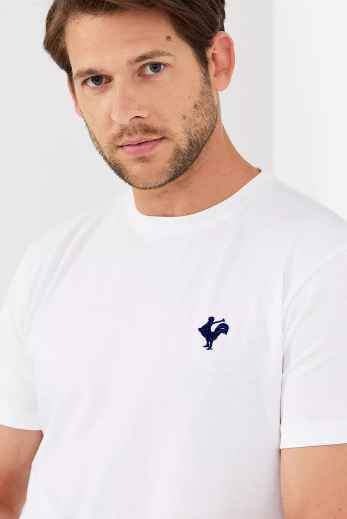 Gerard: T-Shirt Avec Logo de Coq Emblématique Brodé - Marco Frank