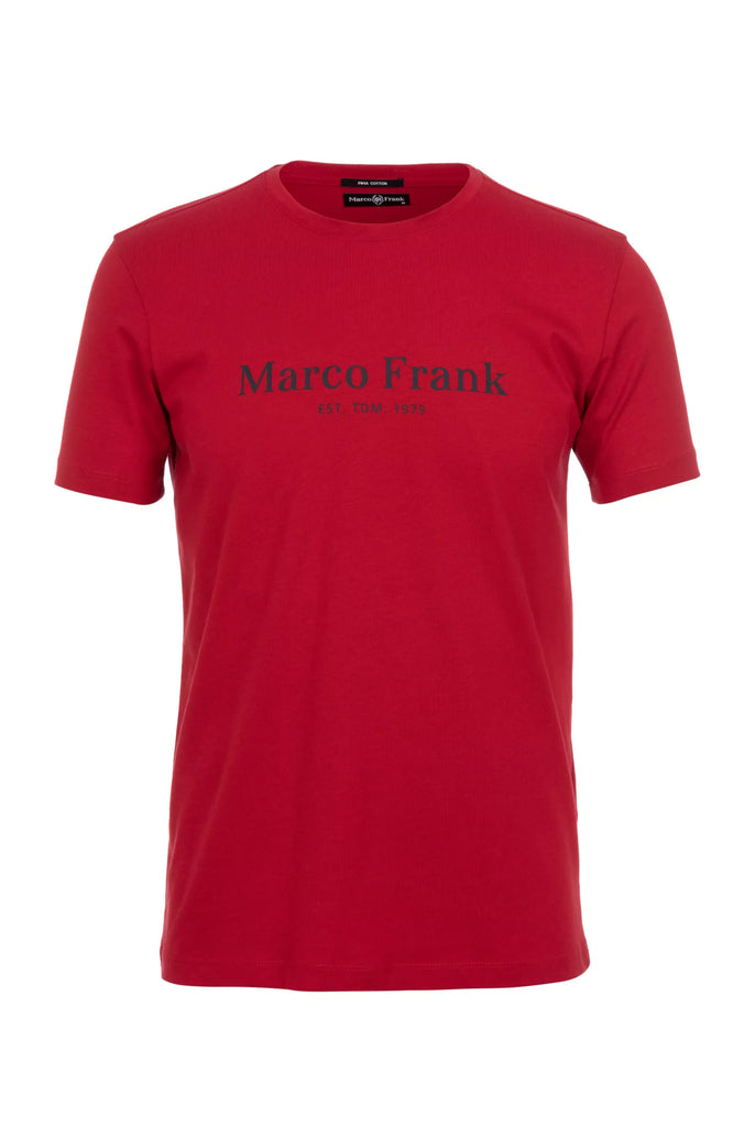 Marco Frank - Est In Paris - Jacques: T-Shirt Avec Logo Imprimé - Rouge
