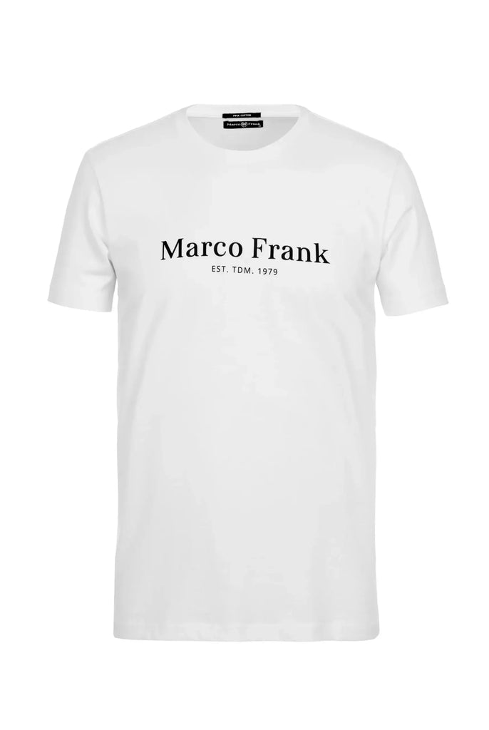 Marco Frank - Est In Paris - Jacques: T-Shirt Avec Logo Imprimé - Blanc