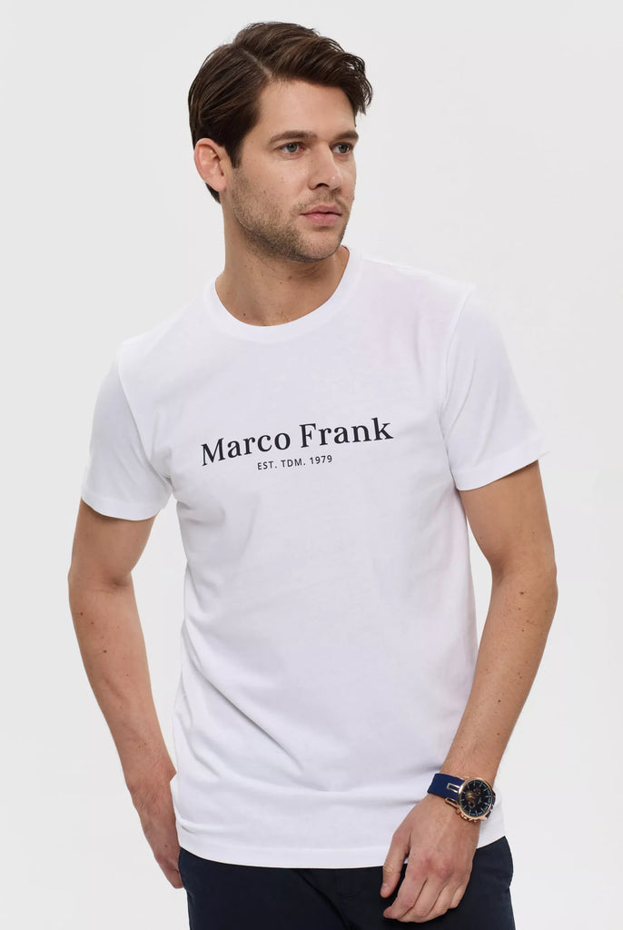 Marco Frank - Est In Paris - Jacques: T-Shirt Avec Logo Imprimé - Blanc