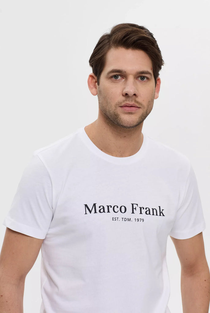 Marco Frank - Est In Paris - Jacques: T-Shirt Avec Logo Imprimé - Blanc