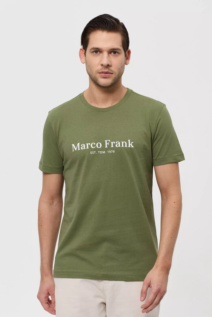 Marco Frank - Est In Paris - Jacques: T-Shirt Avec Logo Imprimé - Kaki