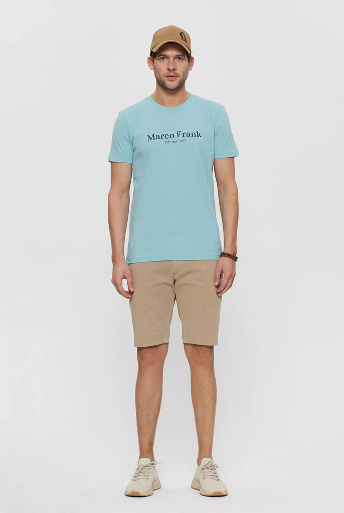 Marco Frank - Est In Paris - Jacques: T-Shirt Avec Logo Imprimé - Bleu