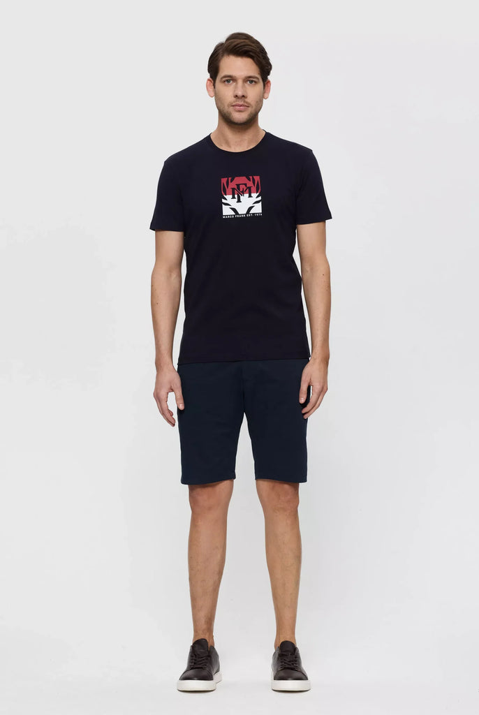 Marco Frank - Liam: T-shirt Avec Logo Bicolore Imprimé