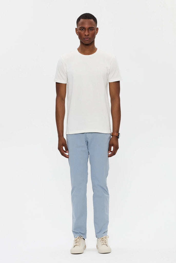 Marco Frank - Marceau: T-shirt Avec Écusson Logo en Silicone Ton Sur Ton - Blanc